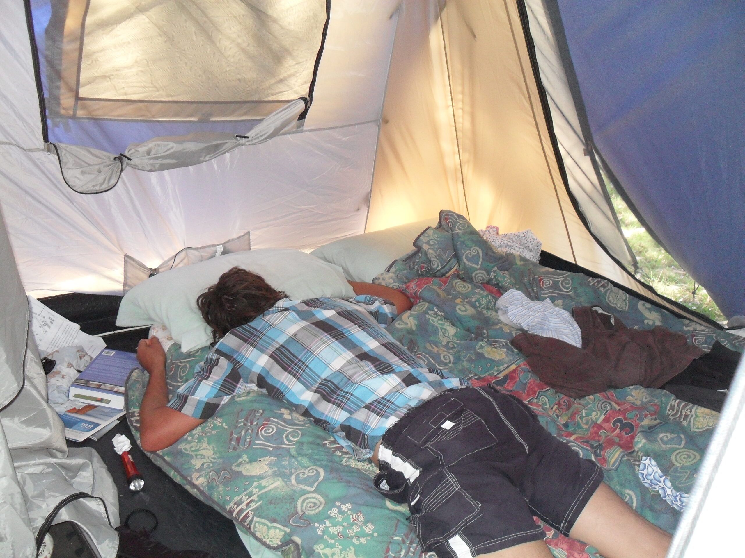 CP in tent